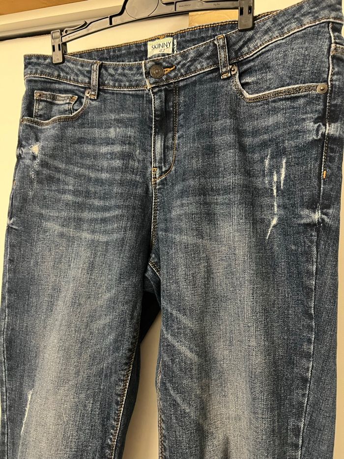 Jean skinny destroy bleu Kiabi - photo numéro 2