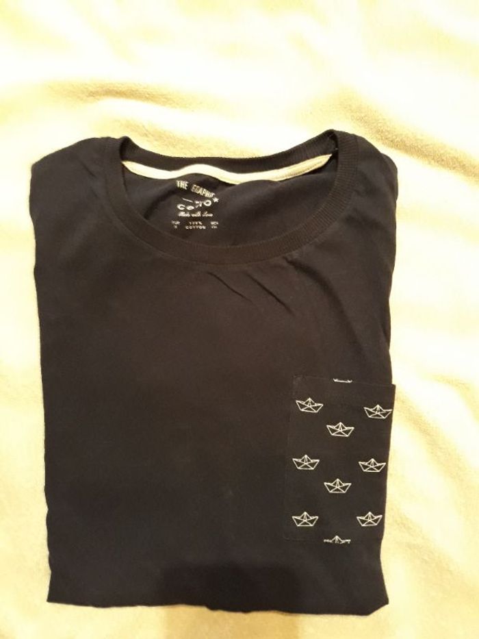 Tee-shirt noir homme Celio