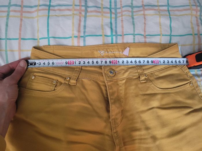 Pantalon jaune moutarde, taille M - photo numéro 8