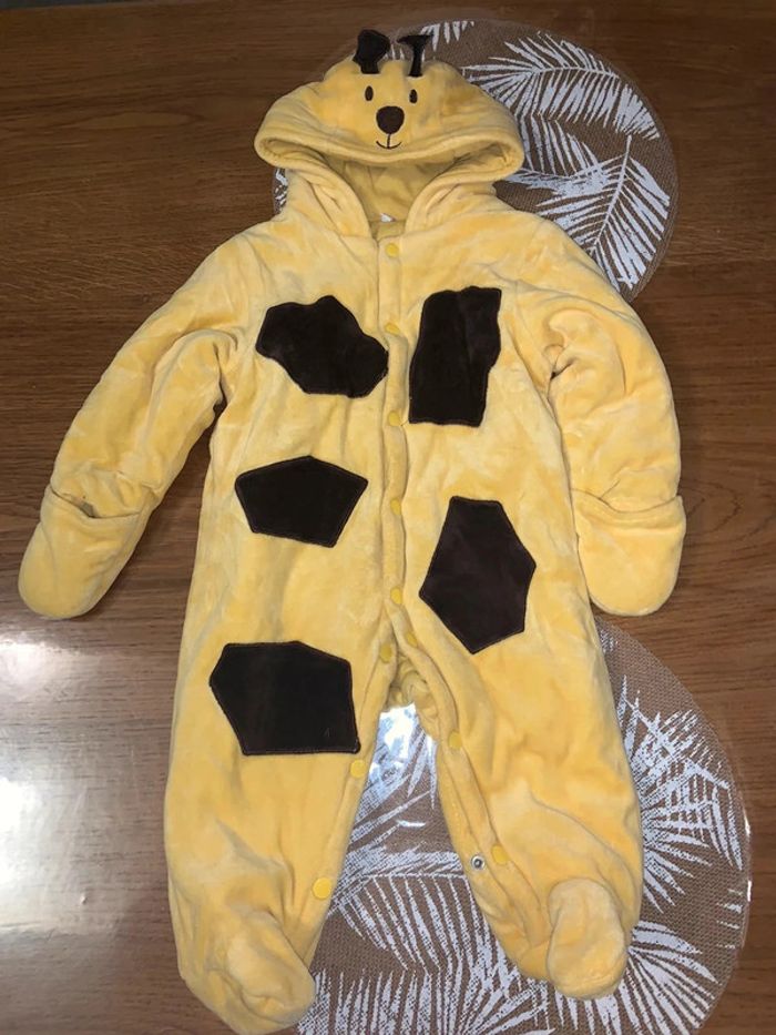 Combinaison bébé girafe 12 mois