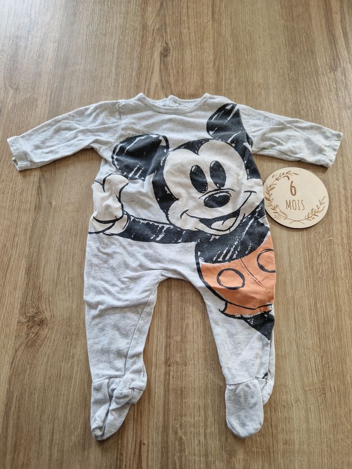 Pyjama / Grenouillère Bébé 6 Mois - Mickey Mouse Disney