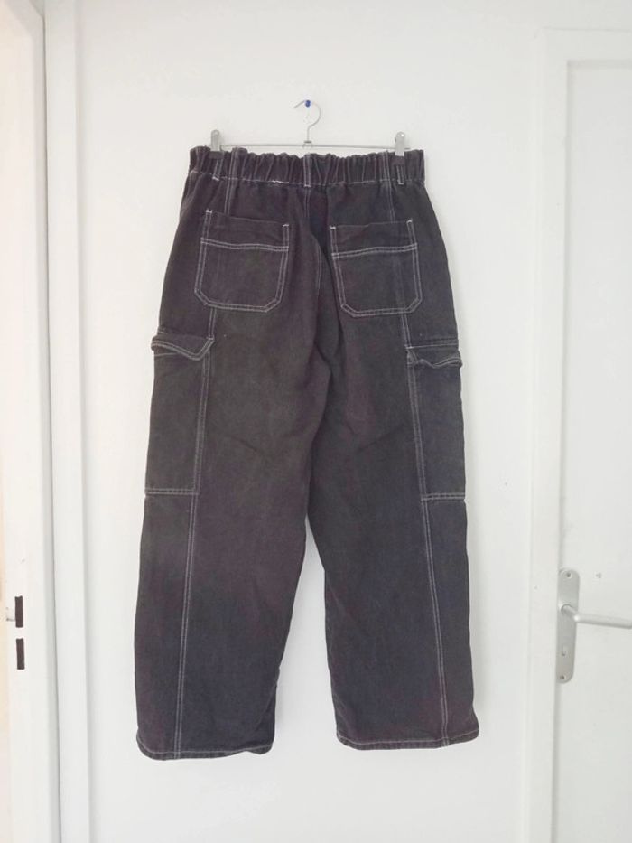 Jeans cargo patte d'eph / évasé femme - photo numéro 2