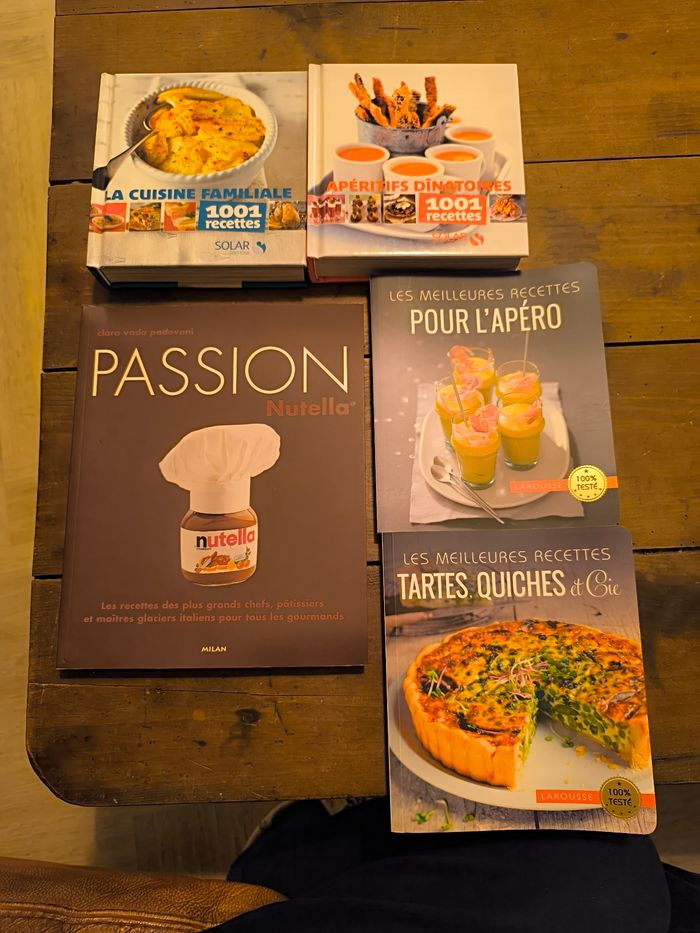Lot 5 livres cuisine
