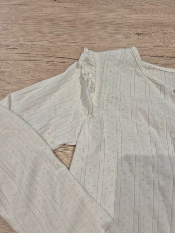 Gilet fin blanc 8 ans - photo numéro 6