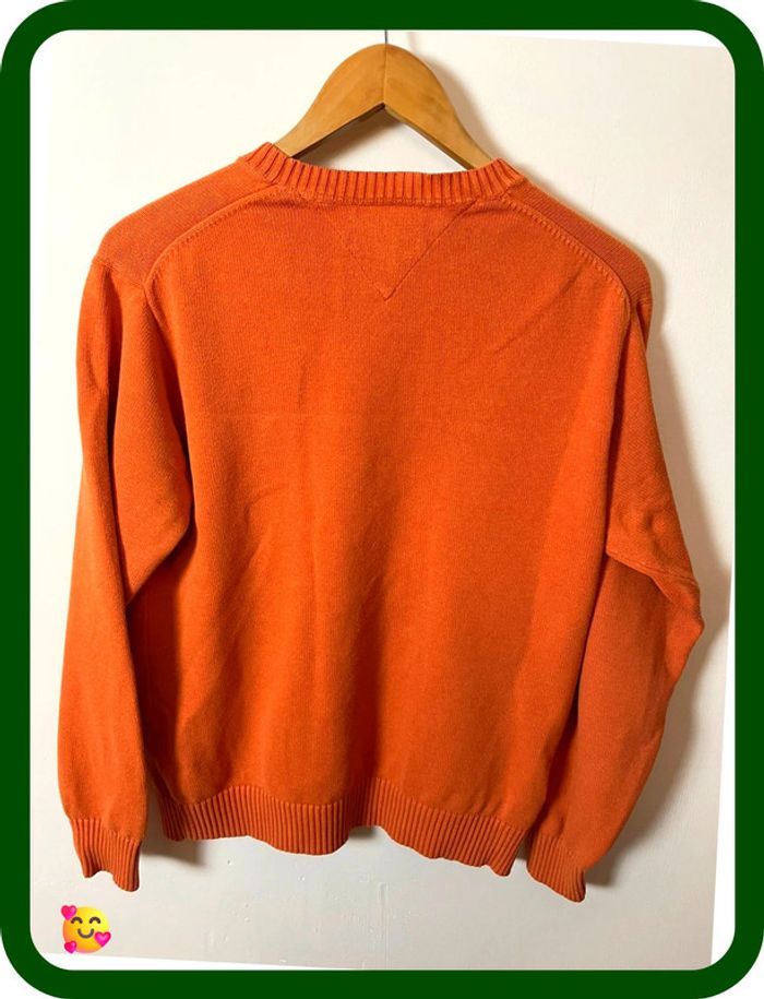 Pull Tommy Hilfiger – Homme – Taille S – Orange - photo numéro 3