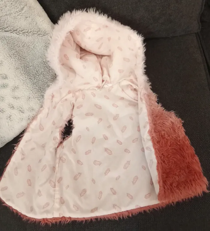 Veste à capuche fille 24 mois - photo numéro 2