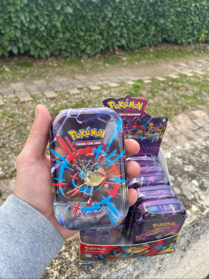 Lot Mini Tin Pokemon Méga Évolution (ME01/EV11) avec présentoir - photo numéro 5