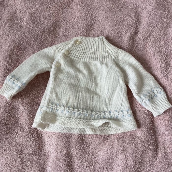 Lot de 2 gilets taille 1 mois - photo numéro 2