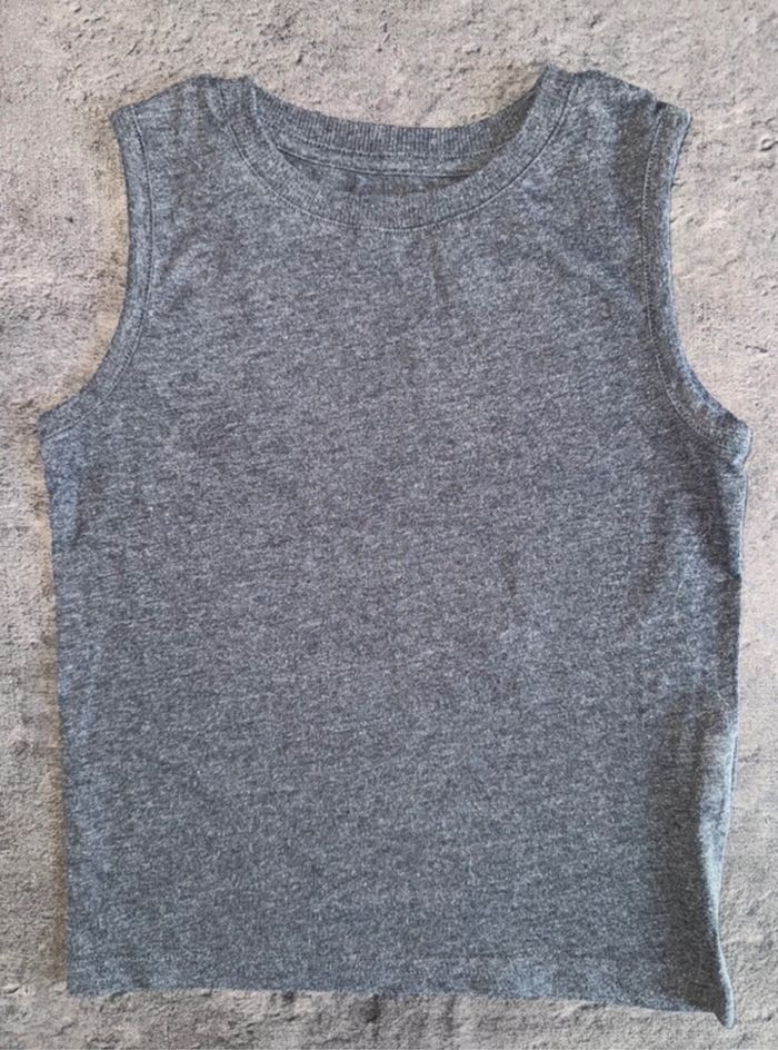 Débardeur sans manche gris Kiabi