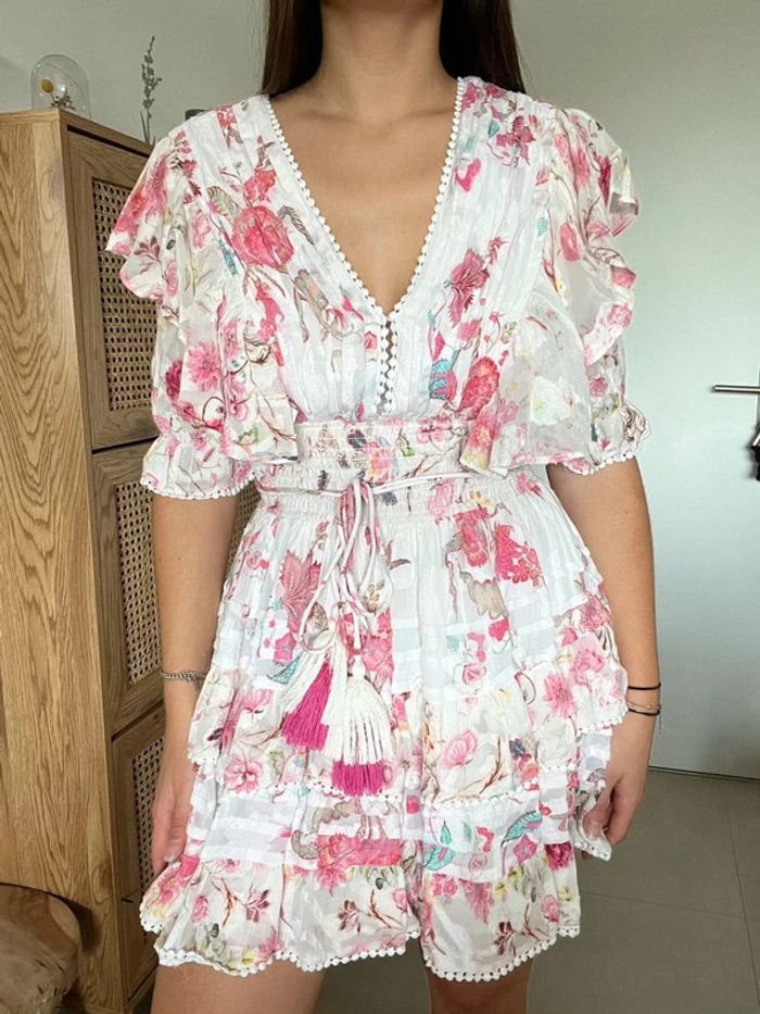 Robe blanche et rose Diamond For Eden - photo numéro 2