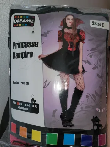 Déguisement vampire adulte s/m