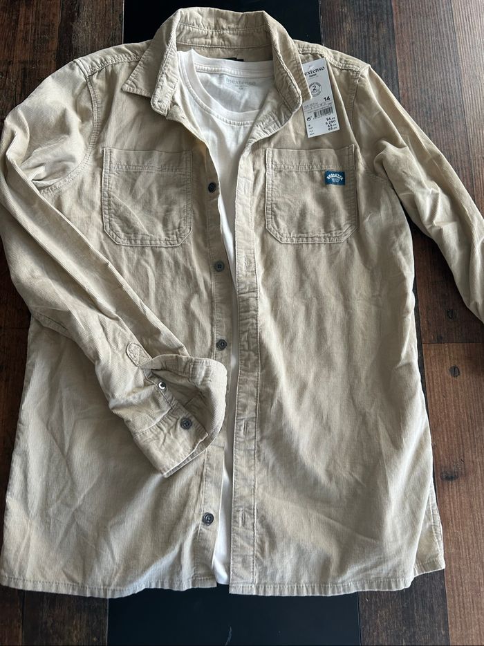 Ensemble t-shirt et veste chemise - photo numéro 2