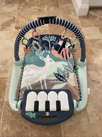 Tapis d’éveil Fisher-Price – arche + piano lumineux et musical