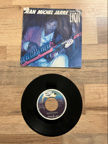Vinyle 45 tours Jean Michel Jarre Rendez vous Lyon