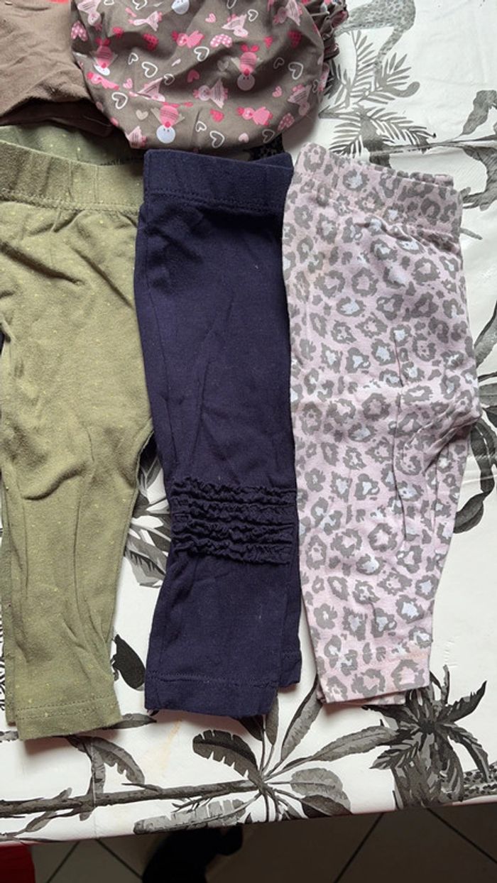 Lot 8 leggings 6 mois - photo numéro 4