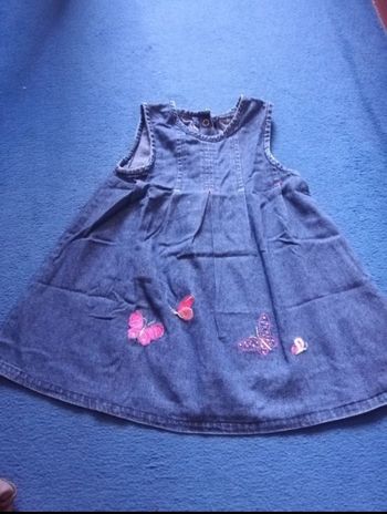 Robe en jeans fille 2 ans