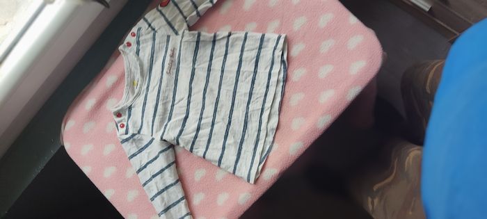 T shirt à ligne smiley baby