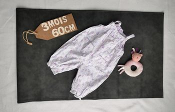 Salopette 👣 légère, Natalys bébé, 3 mois