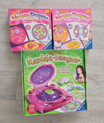 Lot mandala désigner machine + hello kutty + romantic ne bon etat