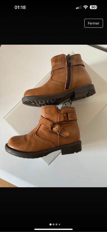 Bottines camel