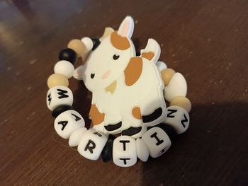 Anneau de dentition personnalisée chèvre