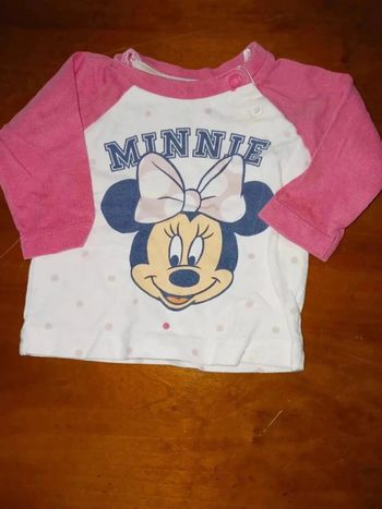 Tee-shirt minnie 3 mois disney