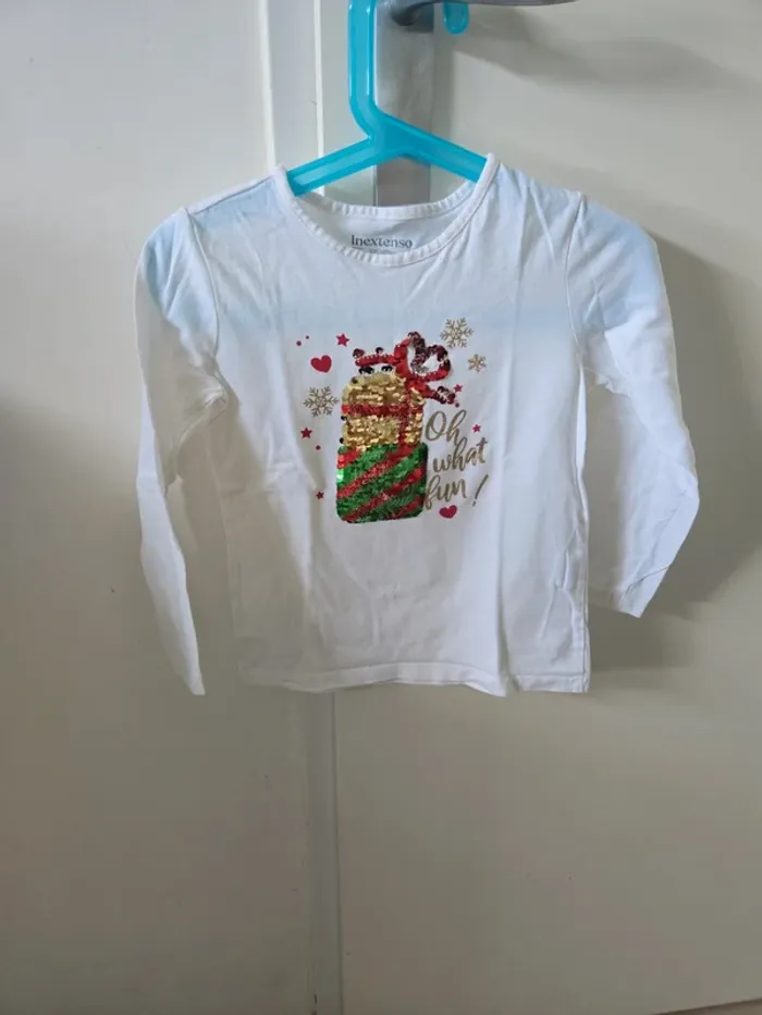 T-shirt manches longues taille 4ans inextenso - photo numéro 2