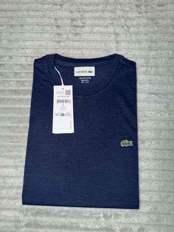 T-Shirt Pima Coton Bleu marine lacoste 🐊