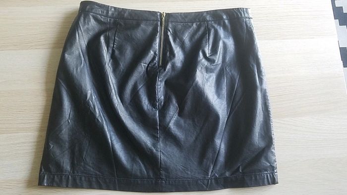 Jupe simili cuir noir Etam T40 - photo numéro 4