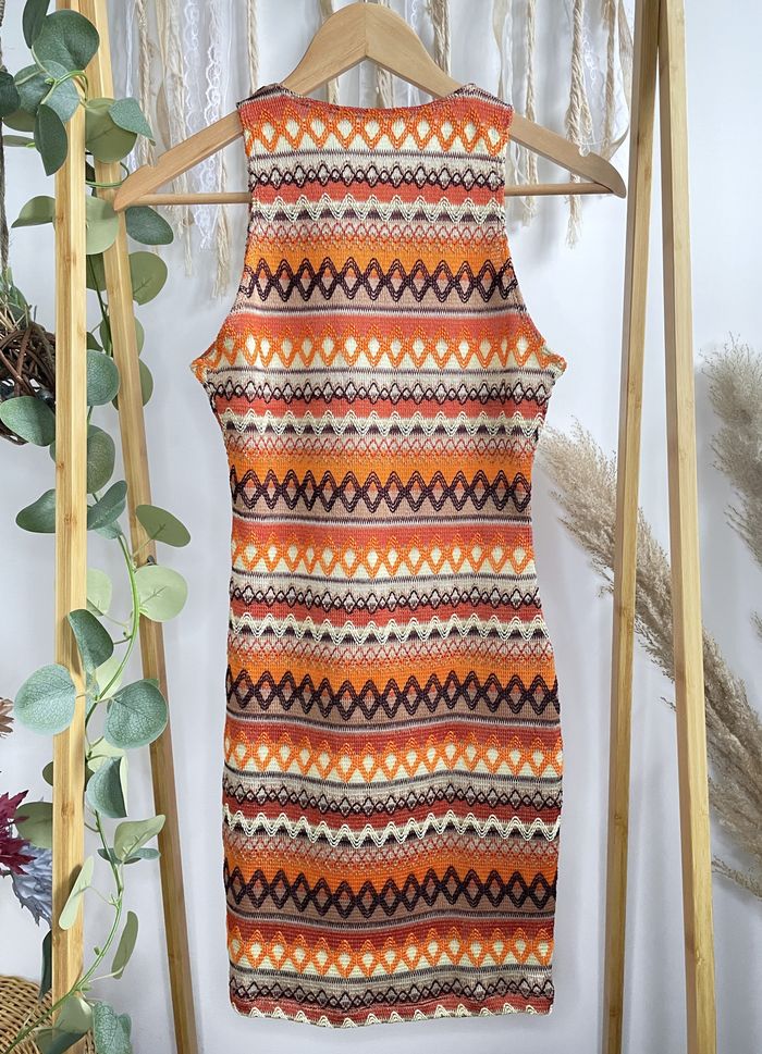 Robe sans manches à motifs ethniques Shein XS/34 - photo numéro 3