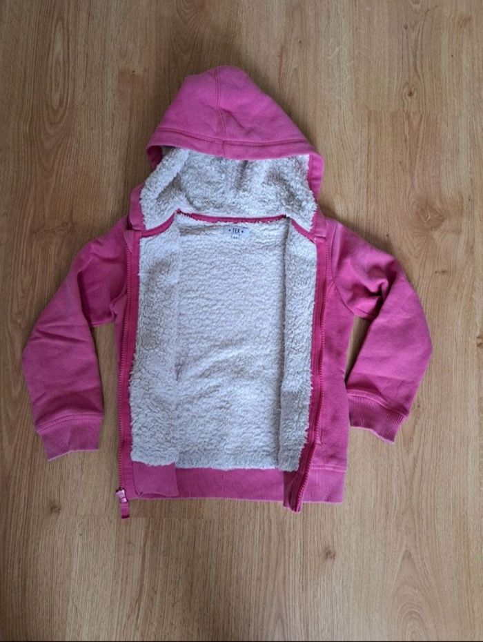 Veste à capuche rose TEX (Carrefour) - Doublure chaude 5/6 ans - photo numéro 5