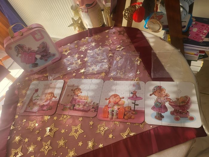 4 différents puzzles janod - photo numéro 3