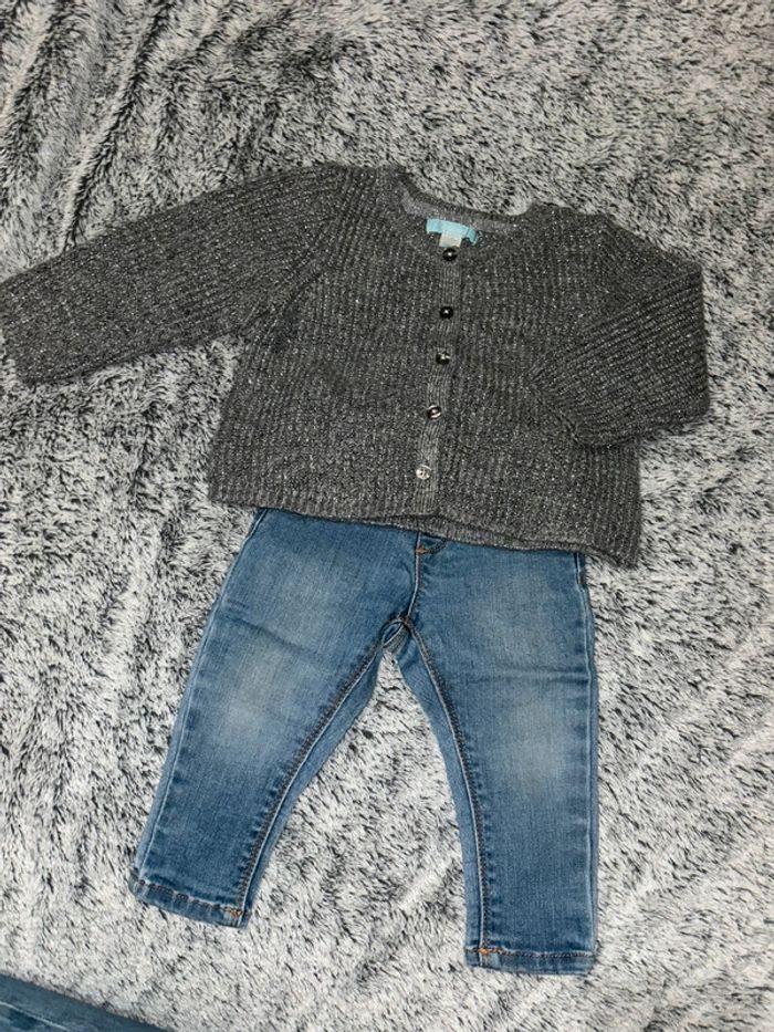 Ensemble jean + gilet