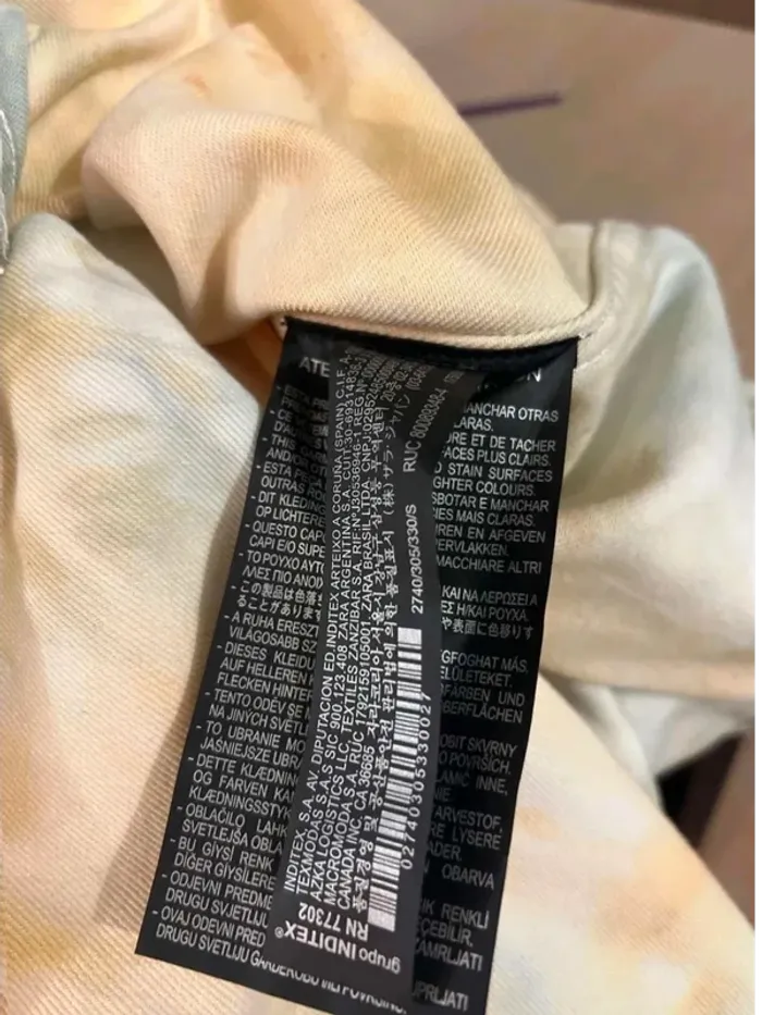 Superbe veste  Zara - 100%  coton  -  neuve -  taille  S - photo numéro 5