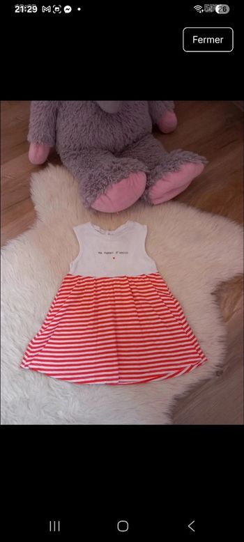 Magnifique robe 12 mois Kiabi 