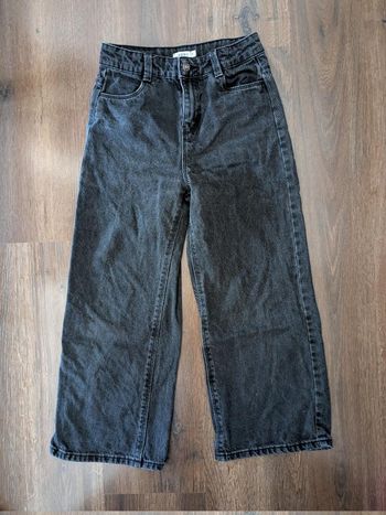 Jean fille large noir Gémo 9 ans