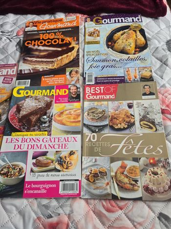 Lot x 5 magasines de cuisine Cyril Lignac