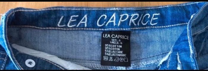 Jupe droite en jean bleu - photo numéro 5