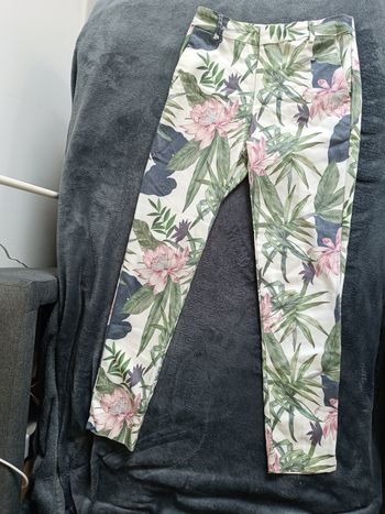 Pantalon fleuri