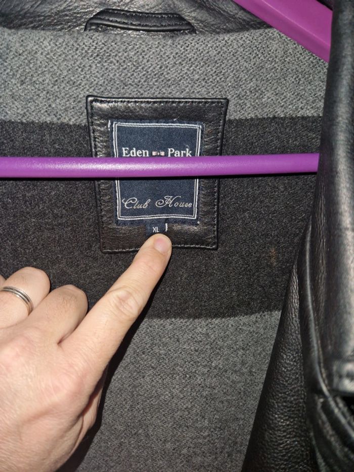 Veste cuir homme Éden Park - photo numéro 7