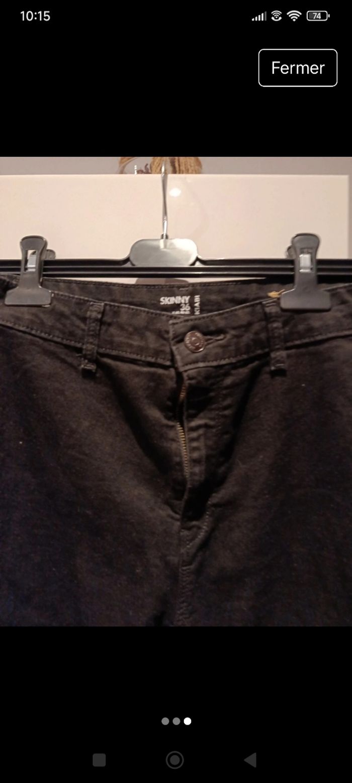 Pantalon skinny noir - photo numéro 2