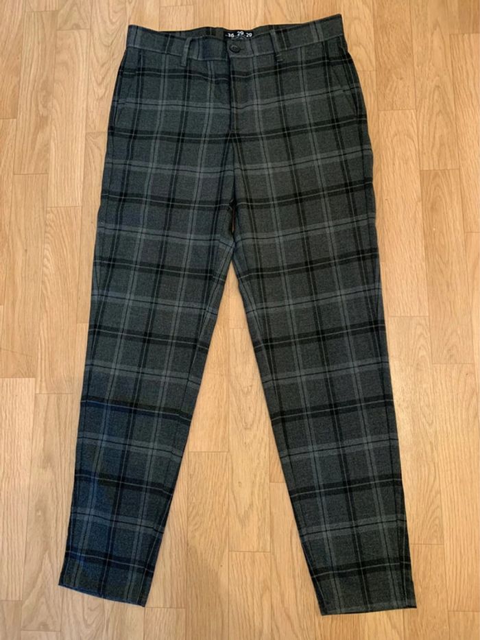 Pantalon à carreaux