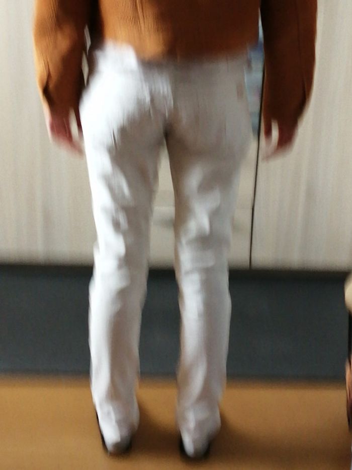 Jean blanc Mango Taille 36 - photo numéro 2