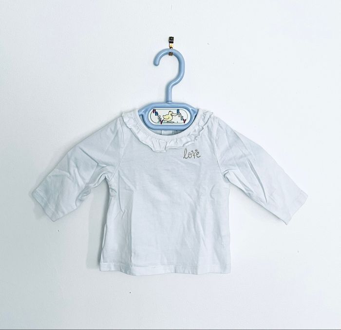 Lot de 2 tee-shirts « tape à l’œil » 9 mois - photo numéro 2