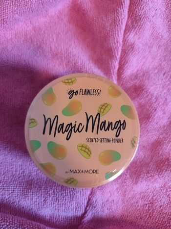 Poudre fixatrice mangue