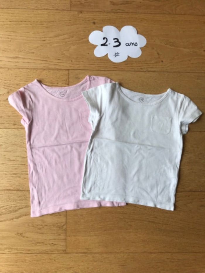 Lot de 2 tee shirt 2-3 ans Tex