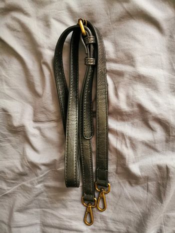 Lanière de sac noire