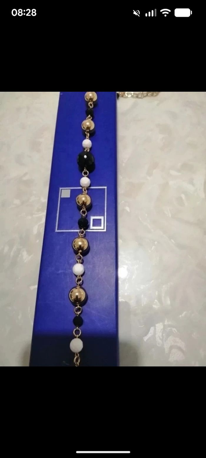 Magnifique parure vintage complète en plaqué or et perles. - photo numéro 6