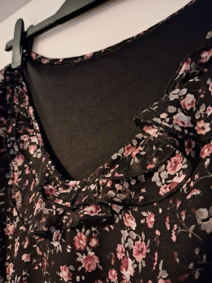 Tunique à fleurs doublée - photo numéro 4