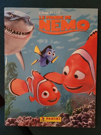 RARE Album Panini complet Disney Le Monde de Nemo Pixar livre autocollants stickers collection